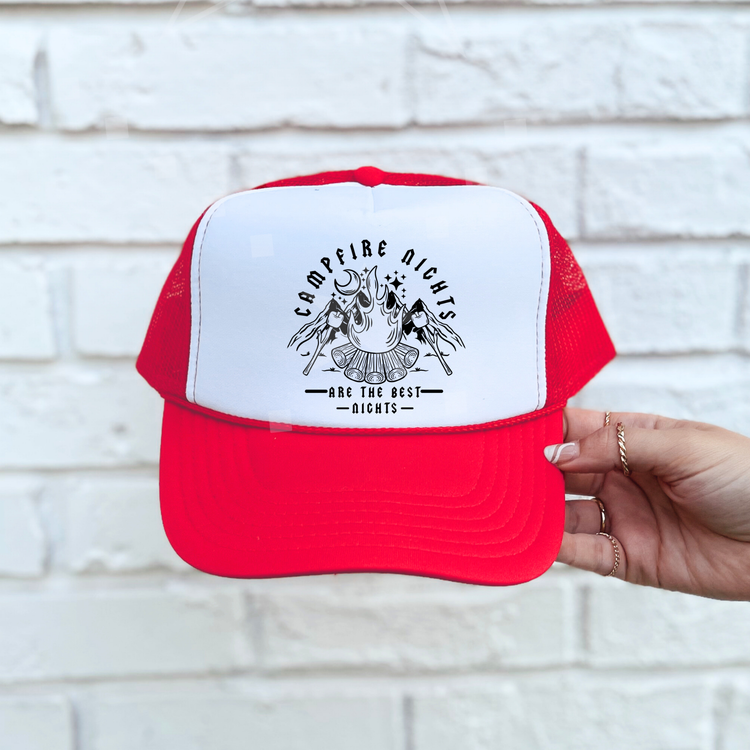Campfire Nights Foam Trucker Hat