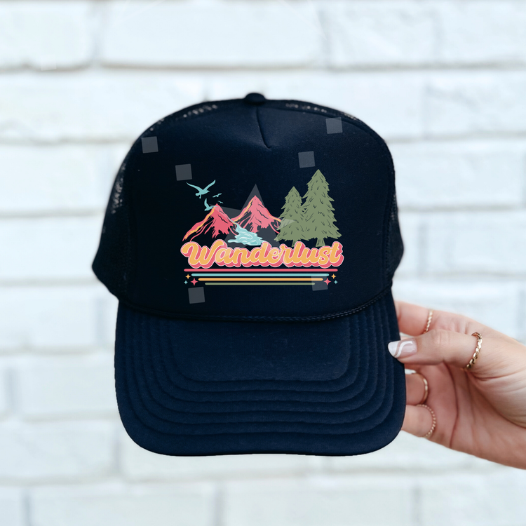 Wanderlust Foam Trucker Hat