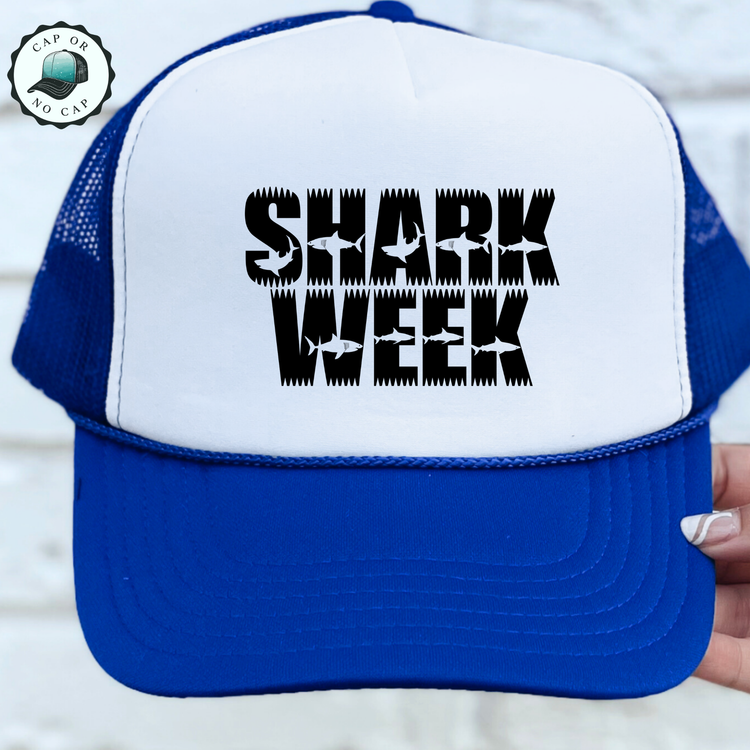 Shark Week Foam Trucker Hat