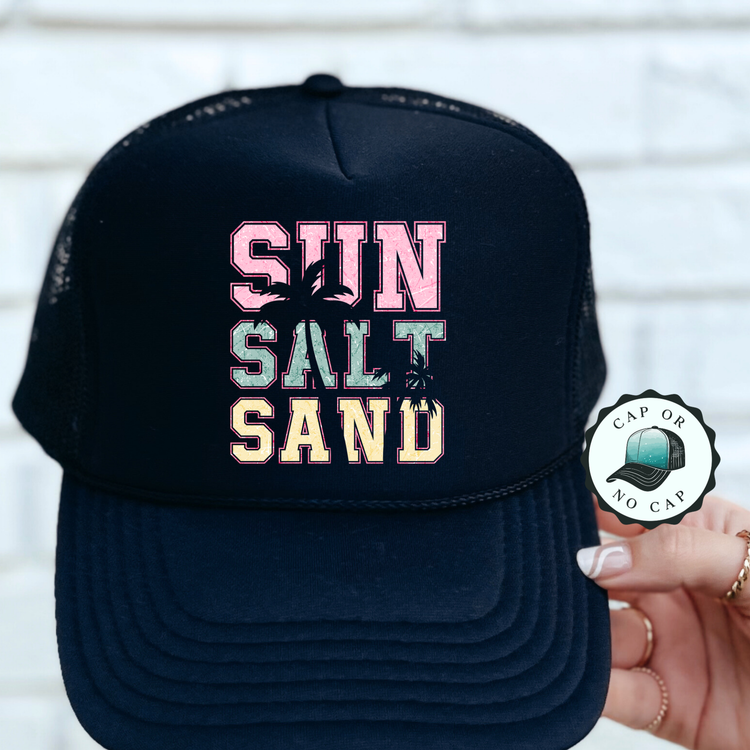 Sun Salt Sand Foam Trucker Hat