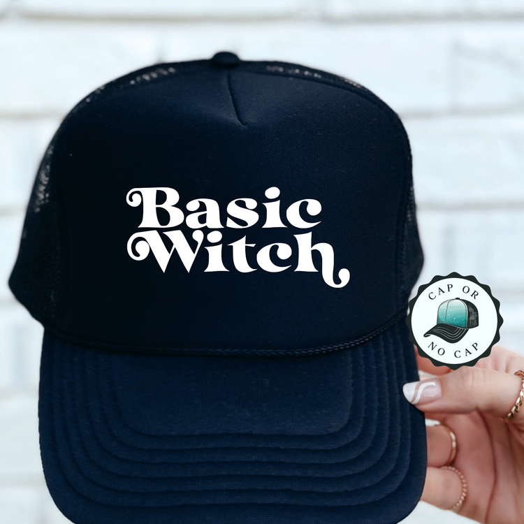 Basic Witch Foam Trucker Hat