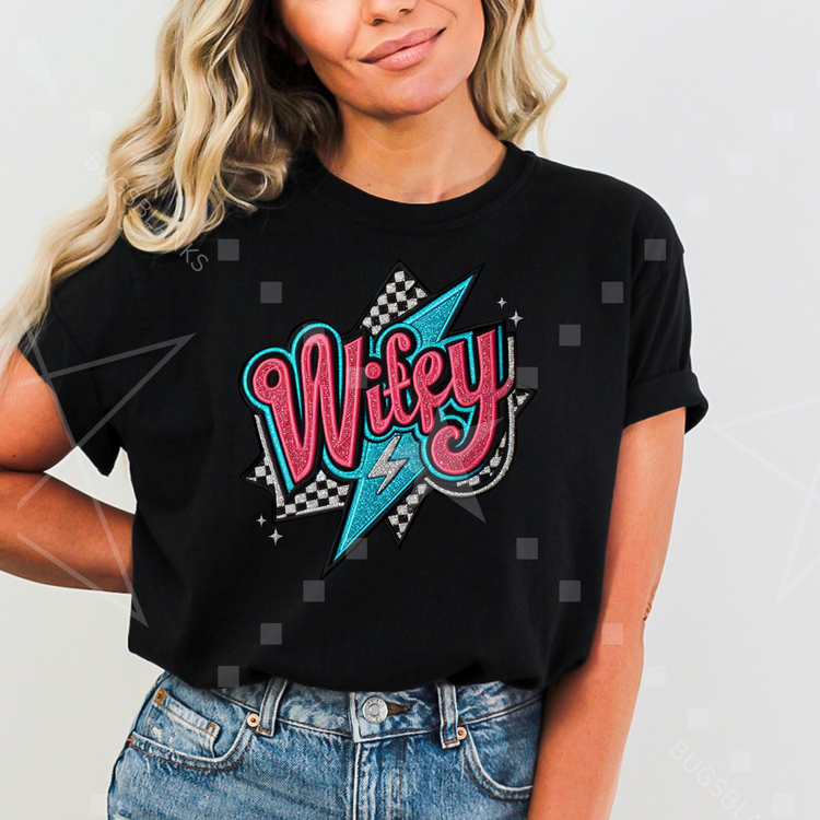 Wifey Retro T-shirt