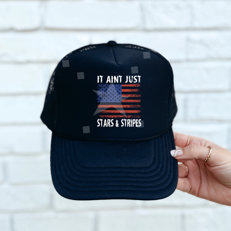 Not Just Stars and Stripes Foam Trucker Hat