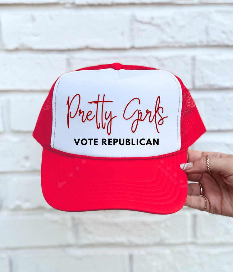 Pretty Girls Vote Republican Foam Trucker Hat