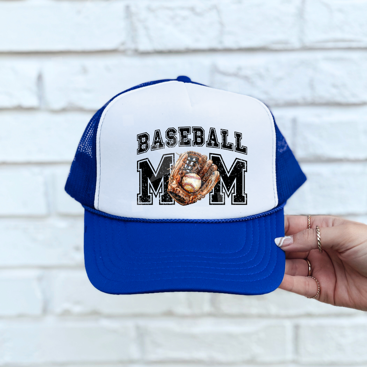Baseball Mom Foam Trucker Hat