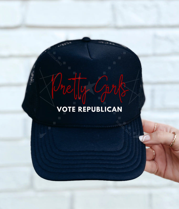 Pretty Girls Vote Republican Foam Trucker Hat