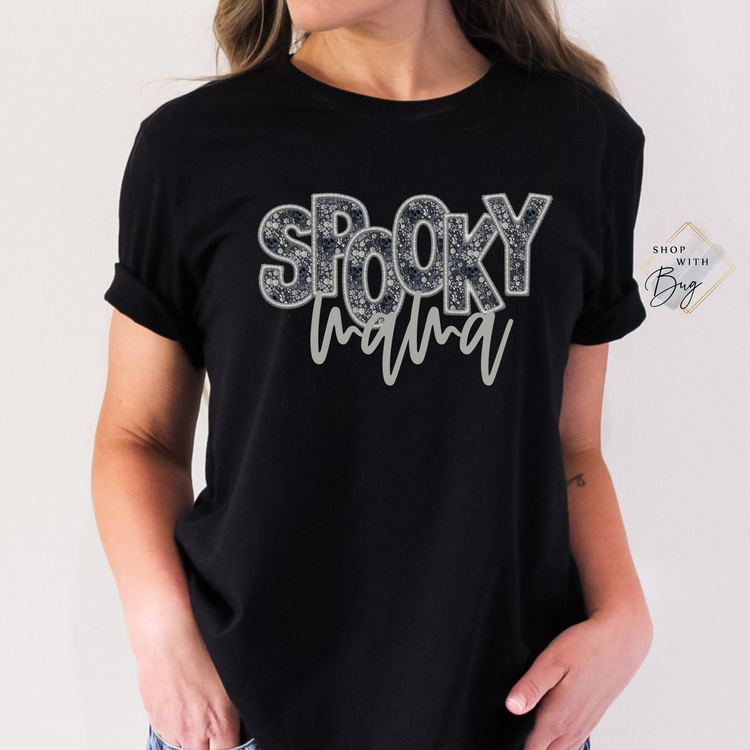 Spooky Mama Adult Shirt