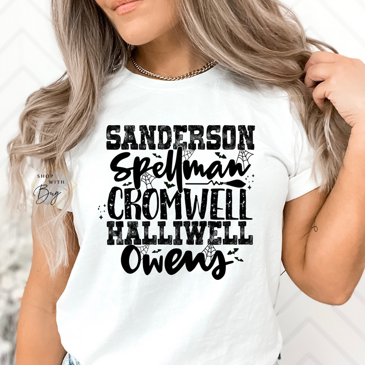 All the Witches Short Sleeve Shirt