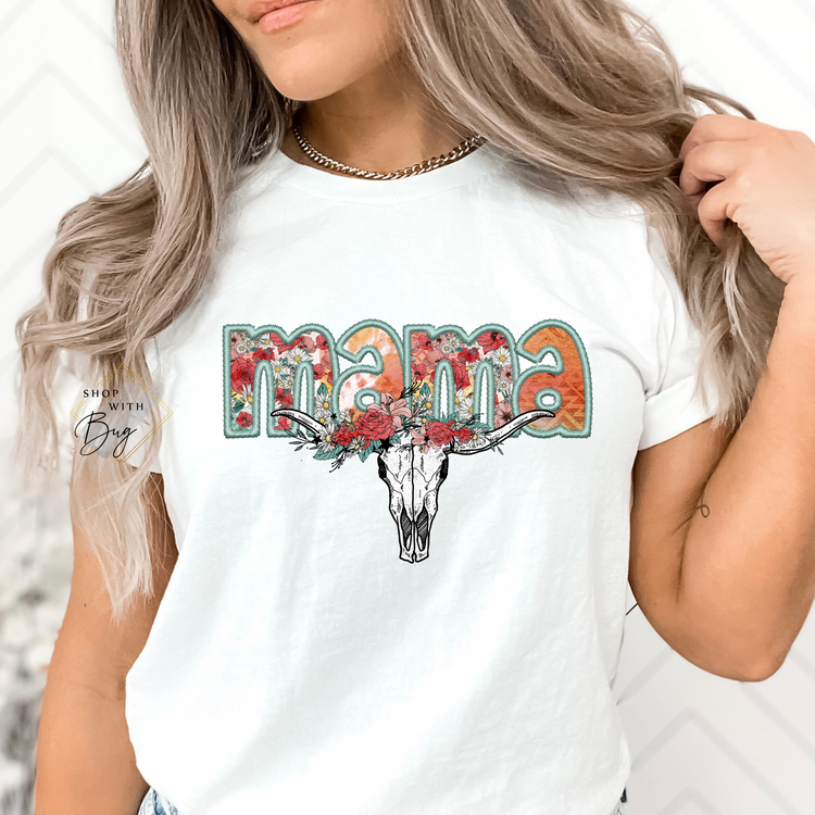 Mama Western Adult Comfort Colors Tee