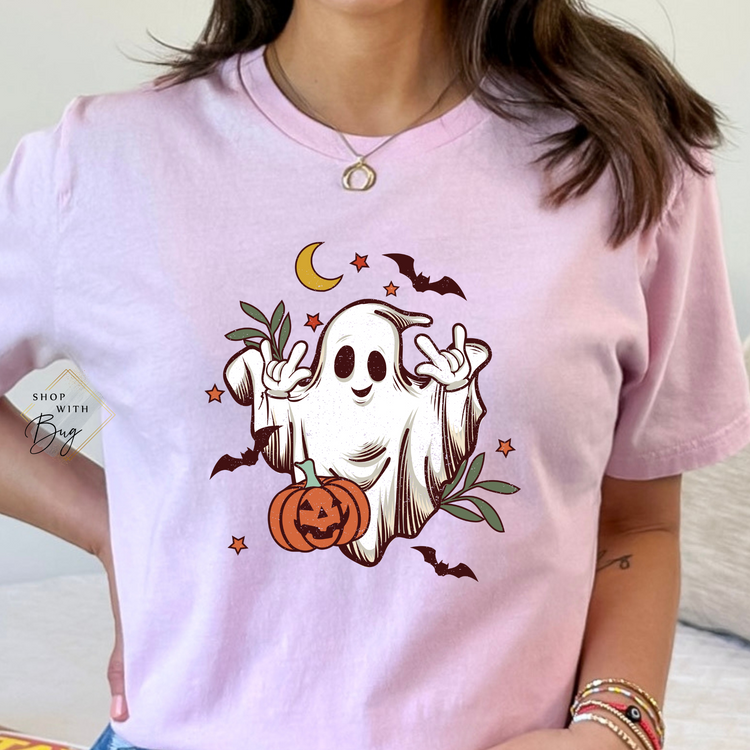 Peace Boy Ghost Short Sleeve Shirt