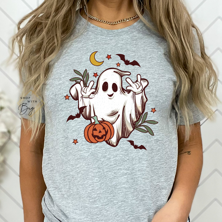 Peace Boy Ghost Short Sleeve Shirt