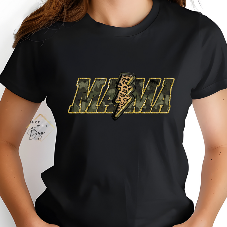 Mama Camo Adult Shirt