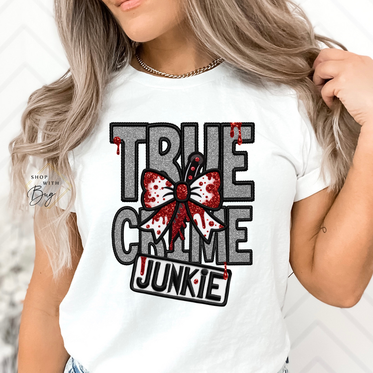 True Crime Junkie Short Sleeve Shirt