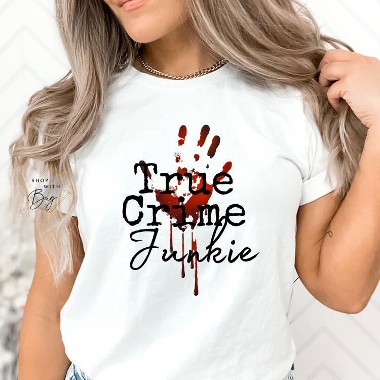 True Crime Junkie Short Sleeve Shirt