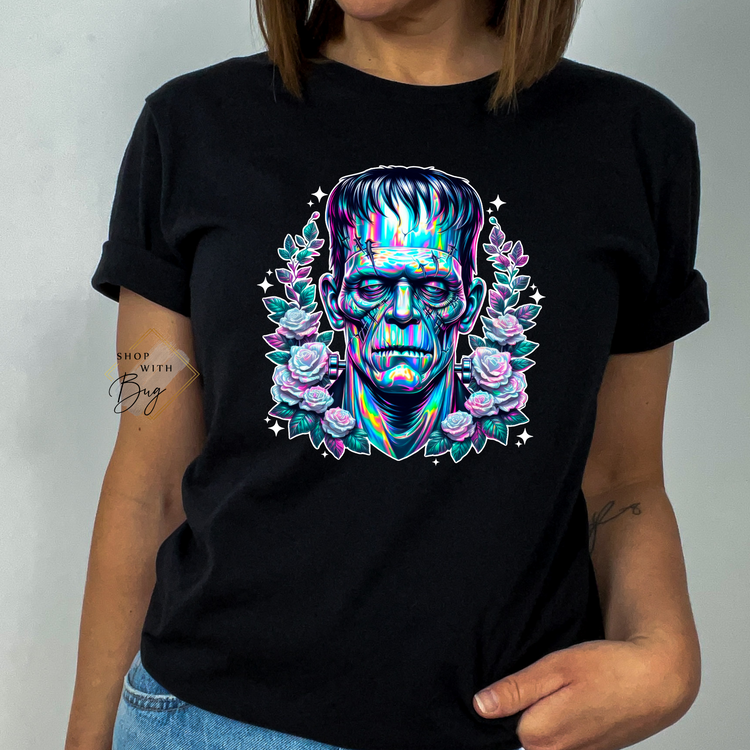 Frankestein neon Short Sleeve Shirt