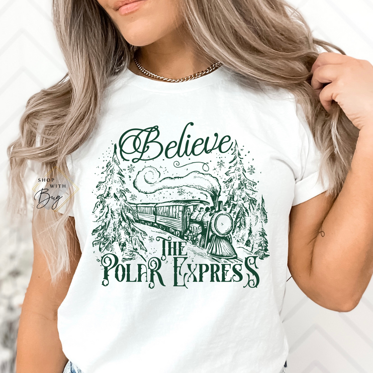 Believe the Polar Express Adult Shirt