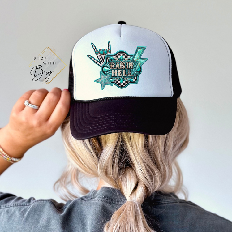 Raisin Hell Foam Trucker Hat