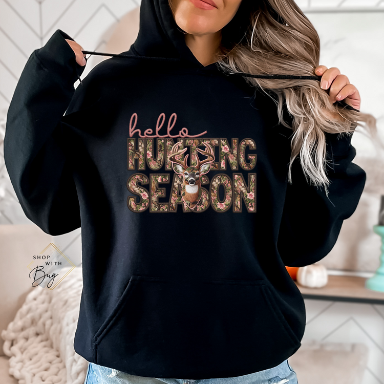Hello Hunting Sesason Sweater Or Hoodie