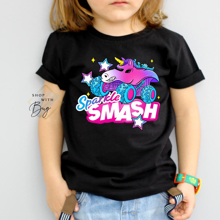 Smash Unicorn Kids Unisex Shirt