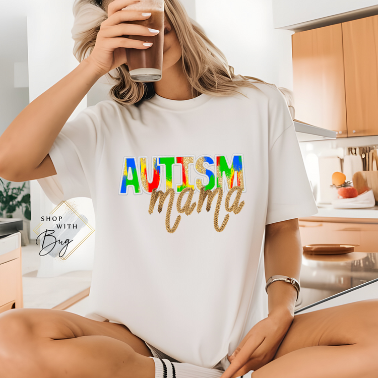 Autism Mama Adult Unisex T-Shirt