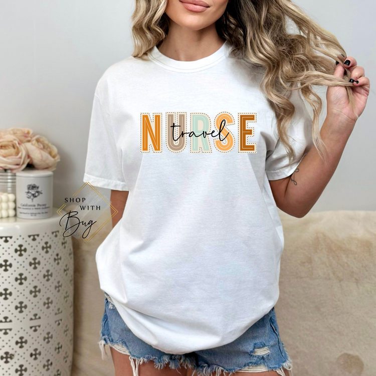 Travel Nurse Adult Unisex T-Shirt/Sweater