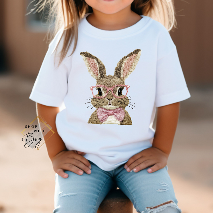 Crochet Girl Bunny Kids Shirt