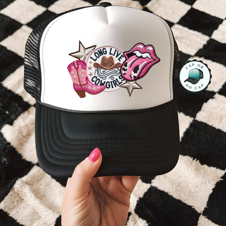 Long Live Cowgirls Foam Trucker Hat