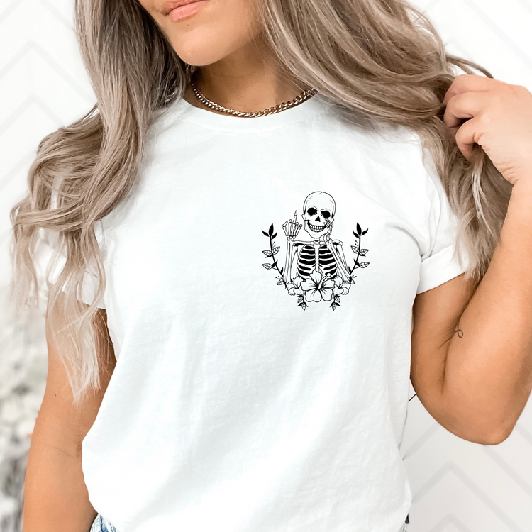 Funny Skull Short Sleeve Shirt