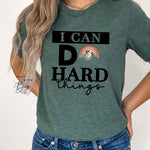 Aspire I Can Do Hard Things Adult Shirt