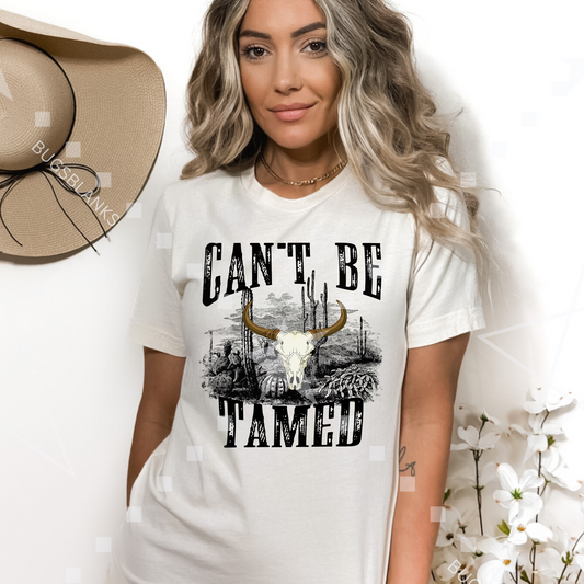 Cant Be Tamed Adult Shirt