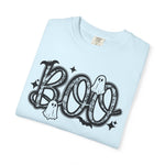 BOO Lace Halloween T-Shirt Comfort Color For Women
