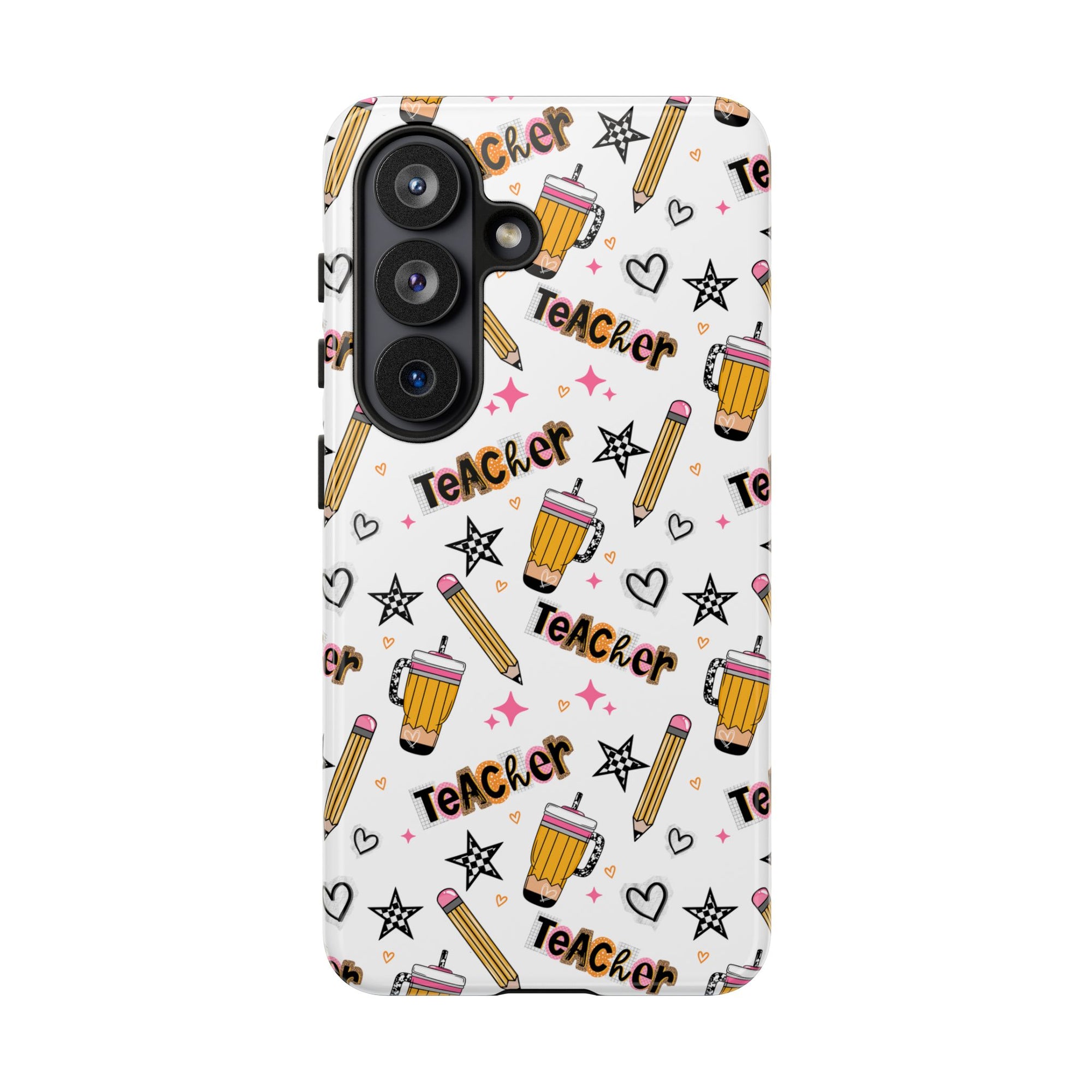 Teacher Life Phone Case, Pencils tough case Case, Cute TeacherPhone Cover