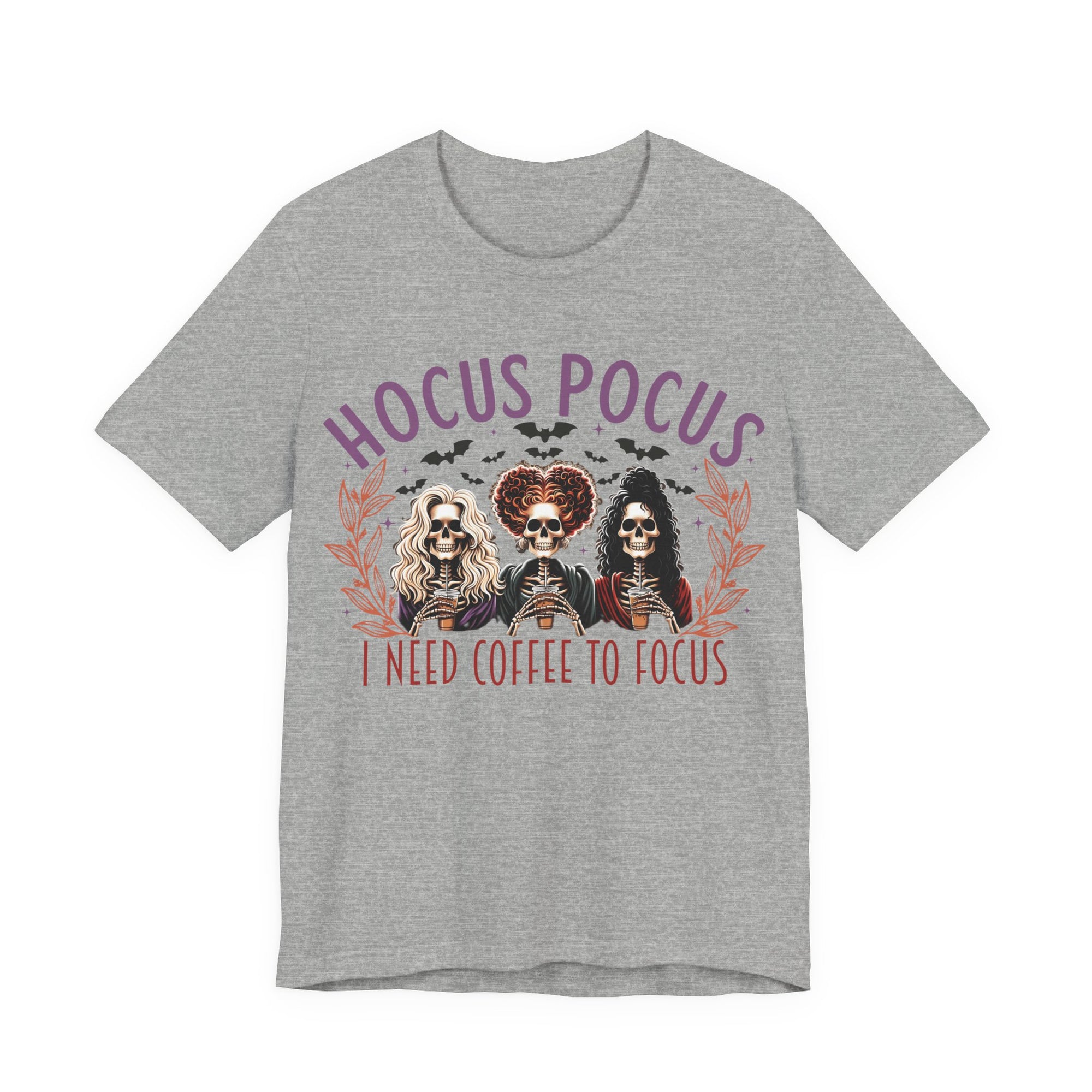 Pocus I need Coffee to Focus Halloween T-Shirt