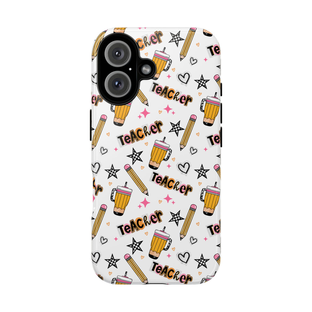 Teacher Life Phone Case, Pencils tough case Case, Cute TeacherPhone Cover