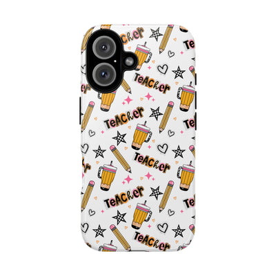 Teacher Life Phone Case, Pencils tough case Case, Cute TeacherPhone Cover