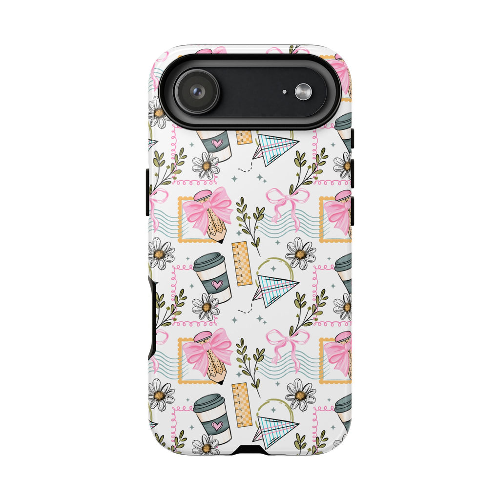 Teacher Life Phone Case, Pencils tough case Case, Cute Teacher Phone Cover