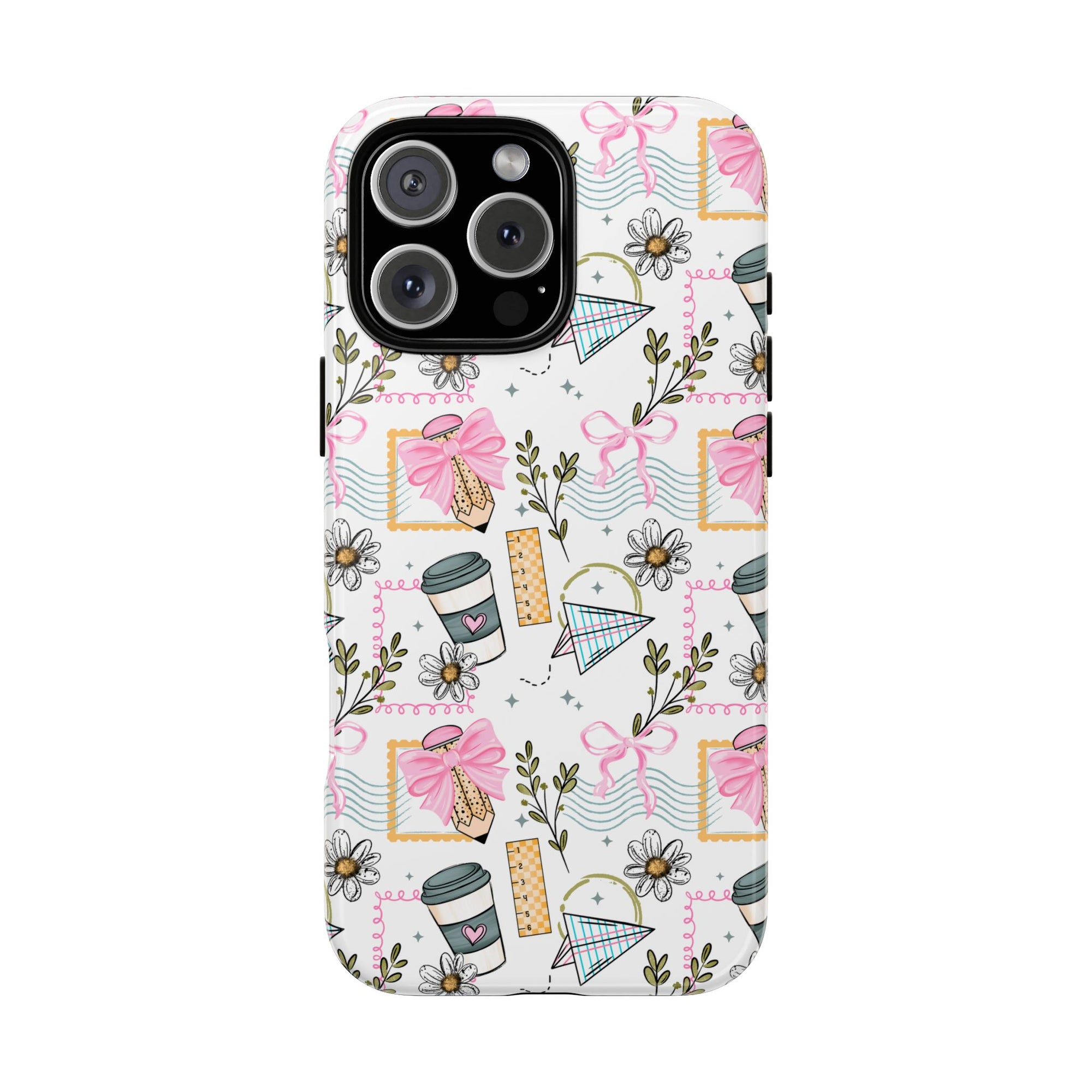 Teacher Life Phone Case, Pencils tough case Case, Cute Teacher Phone Cover