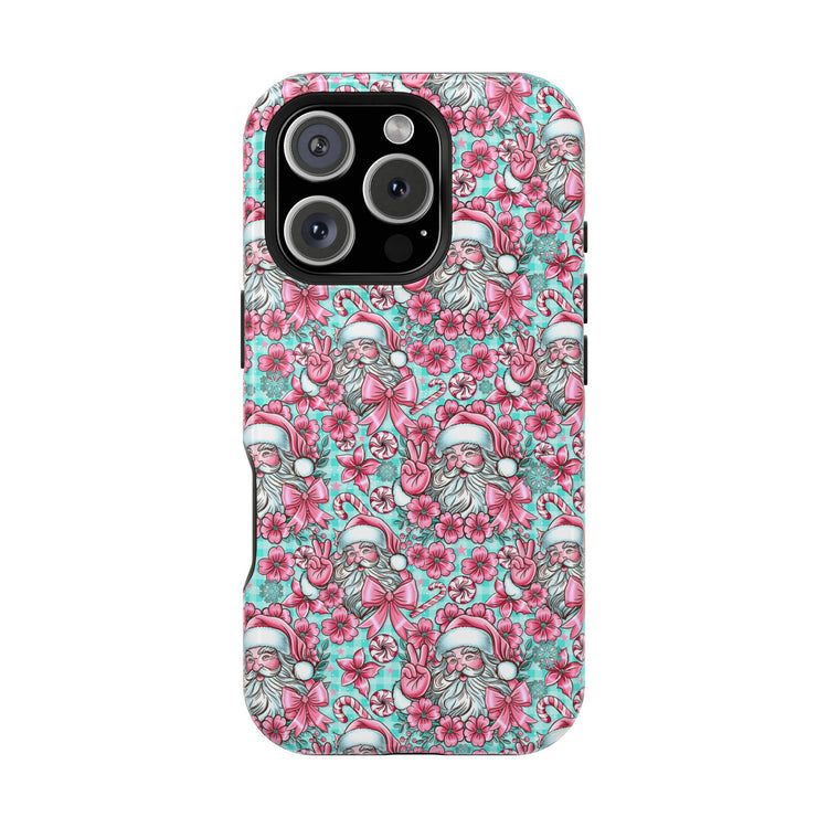 Pink Santa Magnetic Tough Cases