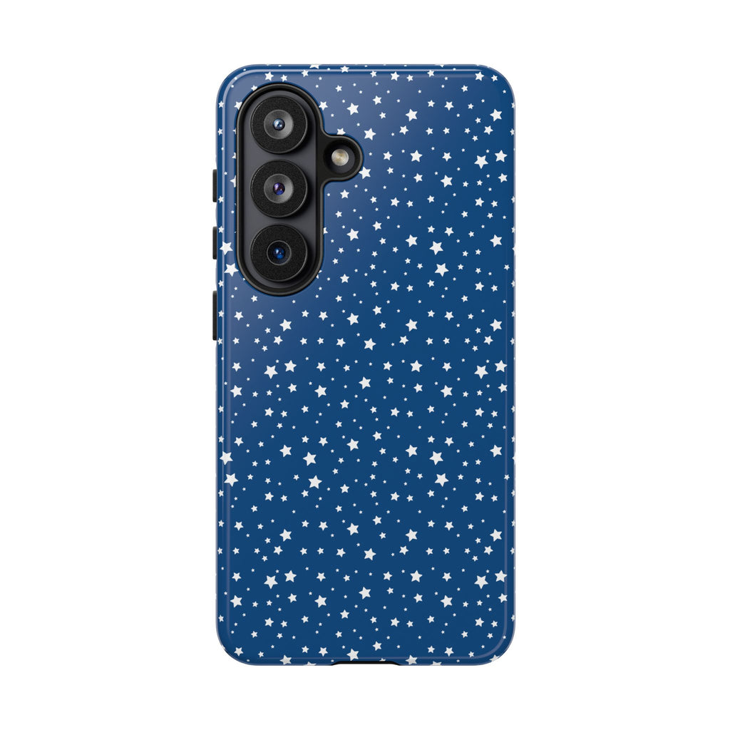 Blue Stars Themed Phone Case, Blue tough case Case, Cute Stars Phone Cover