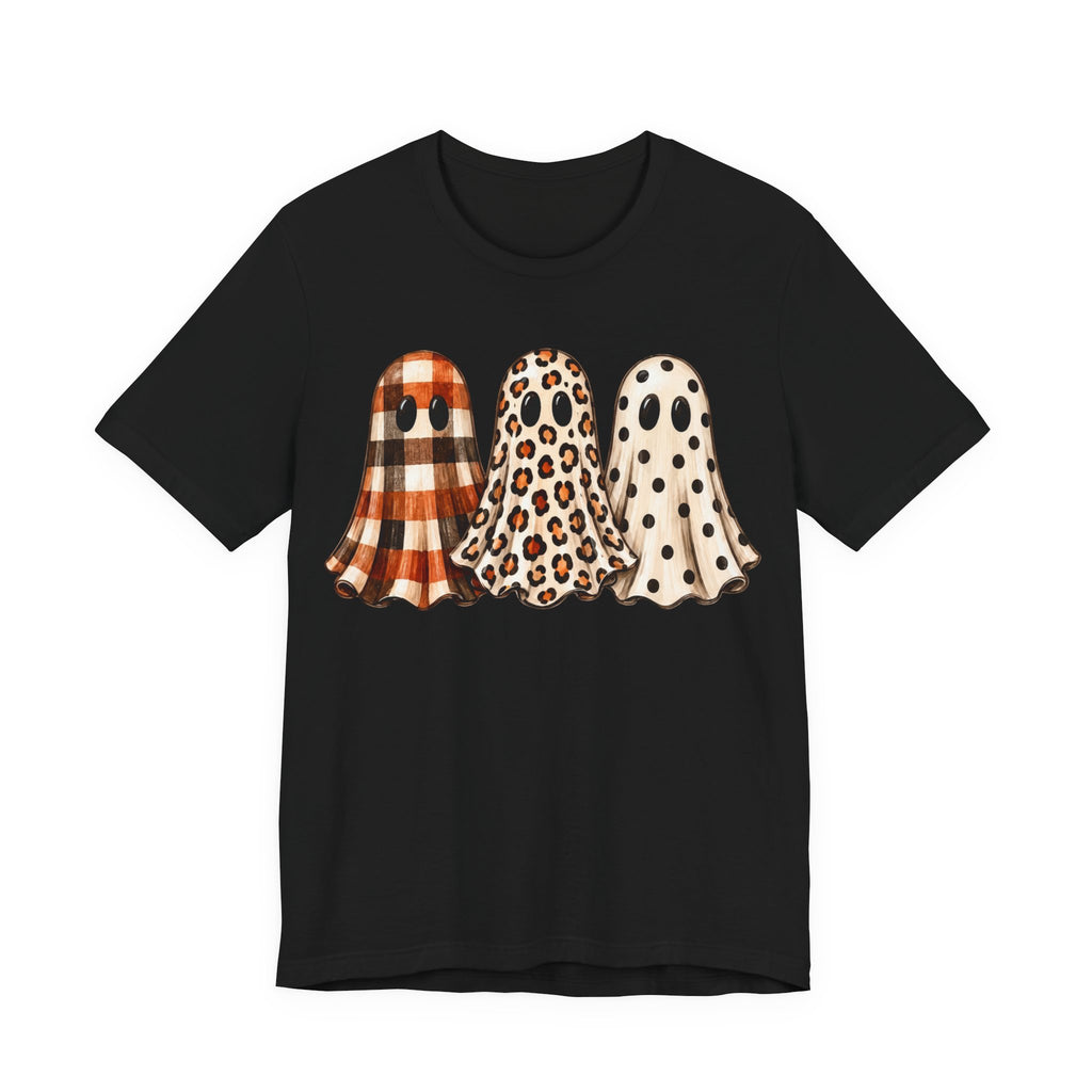 3 Ghost Halloween Womens T-Shirt