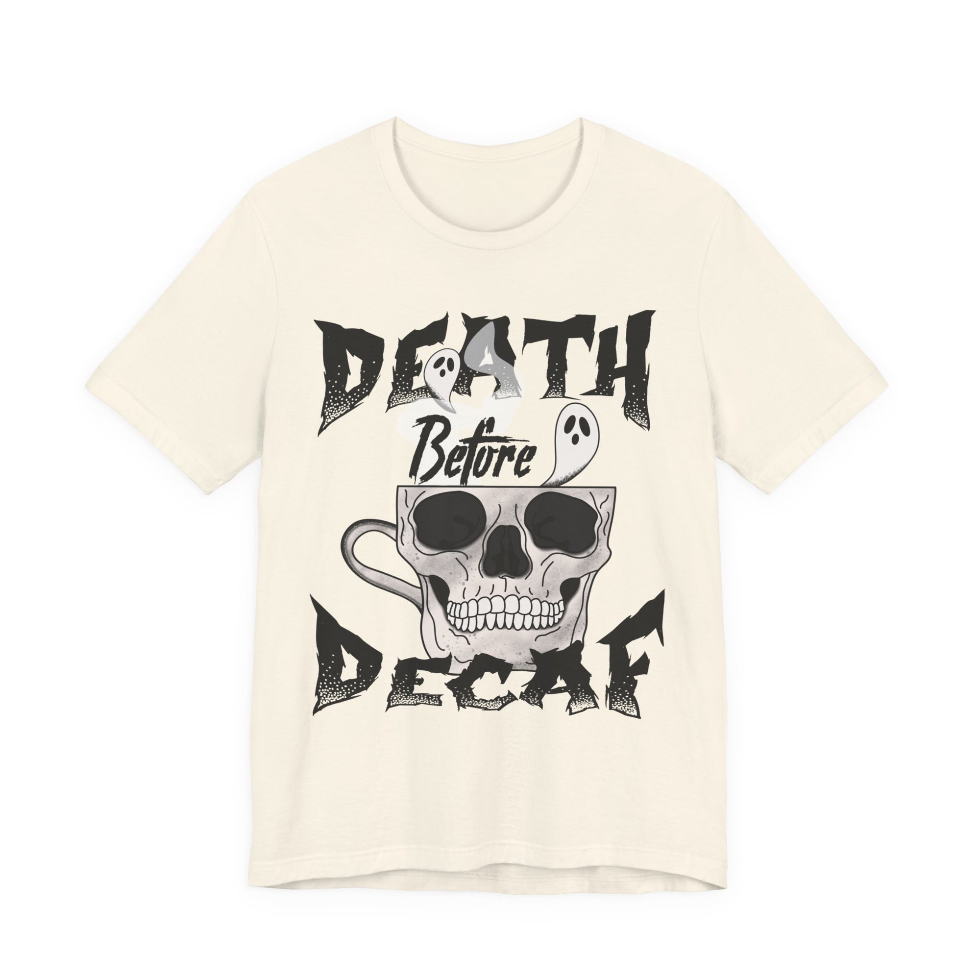 Death Before Decaf Halloween T-Shirt