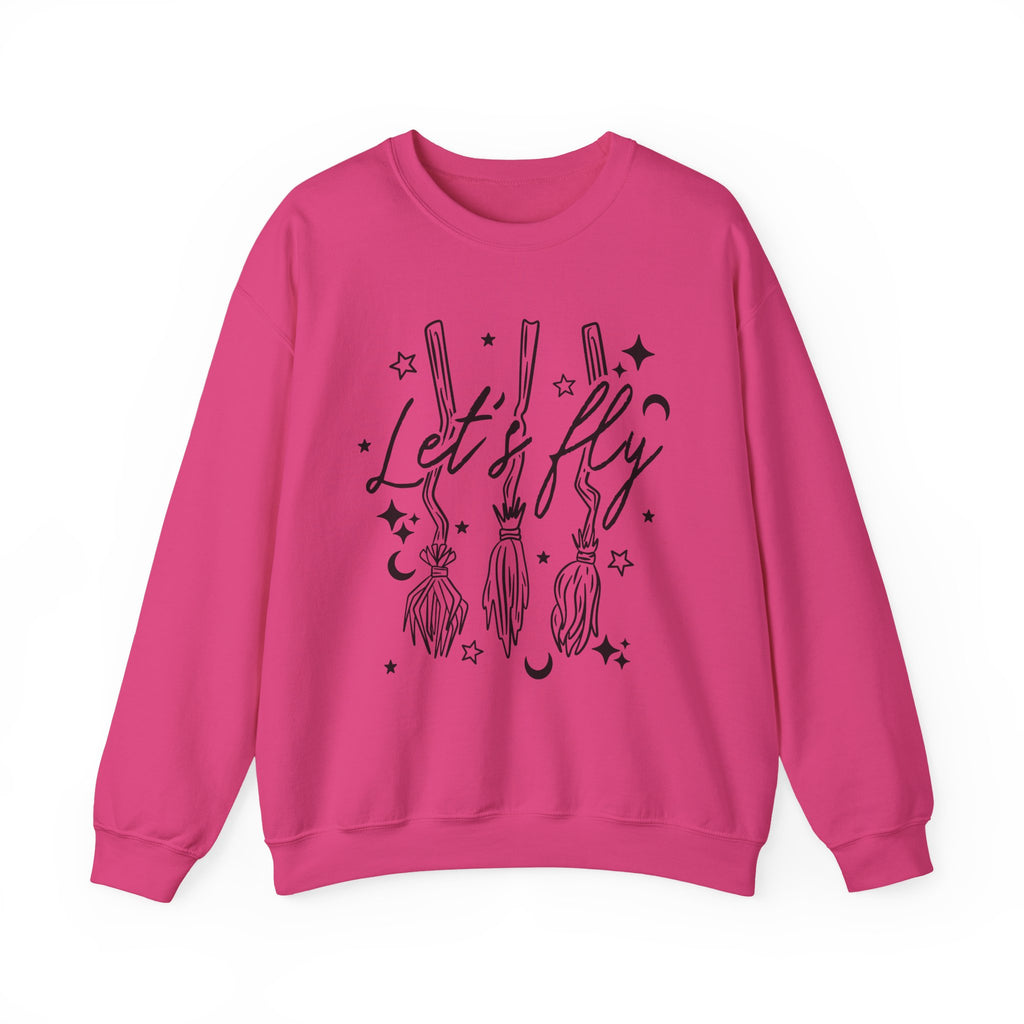 High Quality Lets Fly Halloween Crewneck Sweatshirt