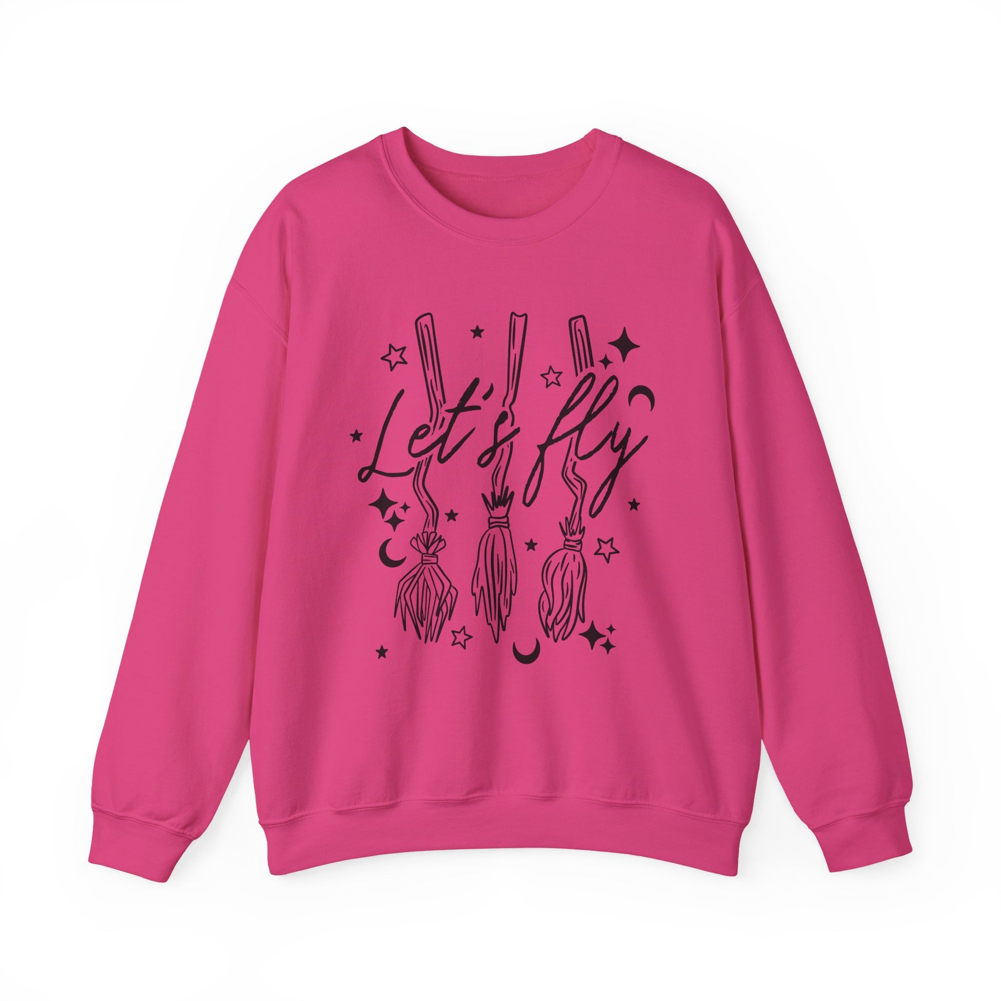 High Quality Lets Fly Halloween Crewneck Sweatshirt