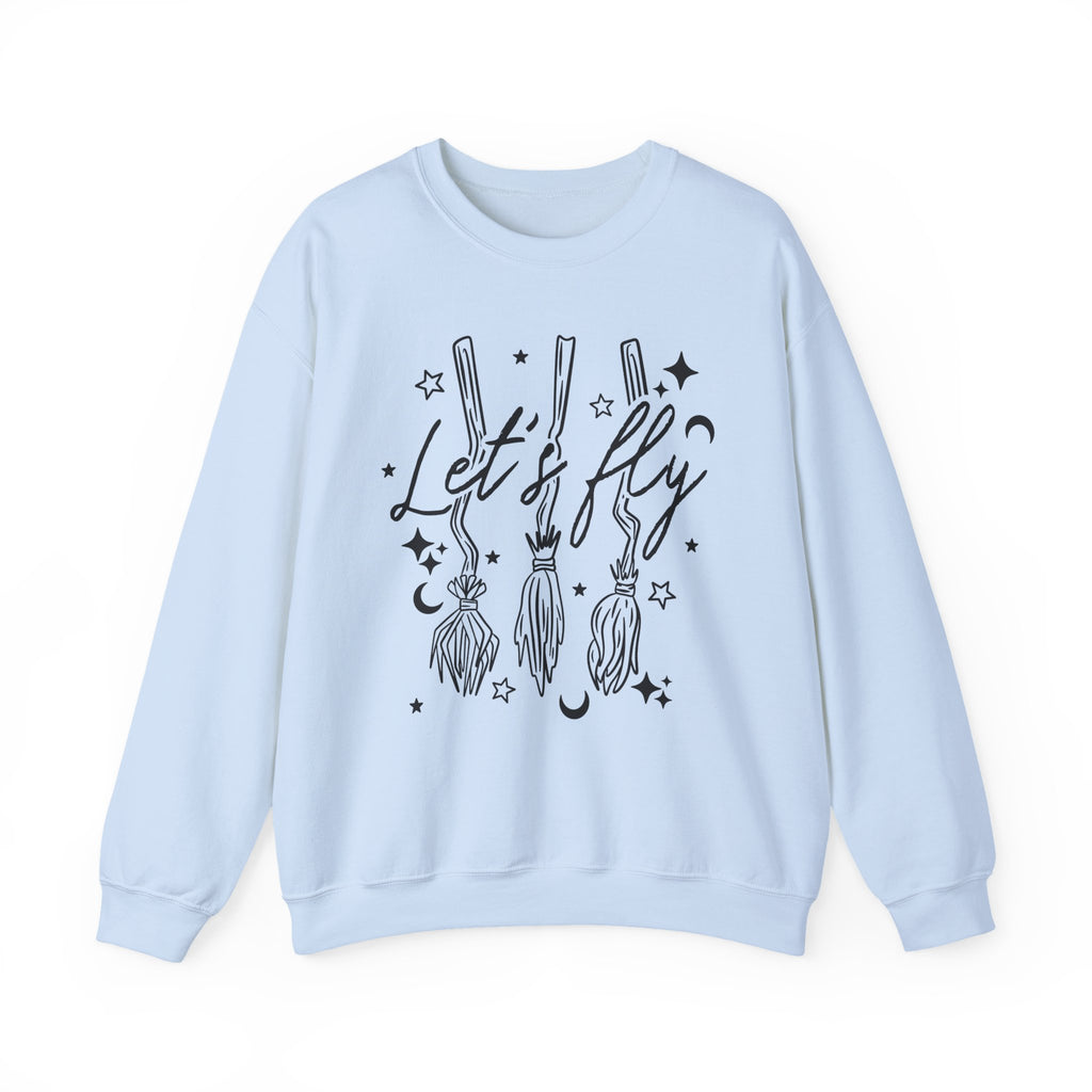 High Quality Lets Fly Halloween Crewneck Sweatshirt