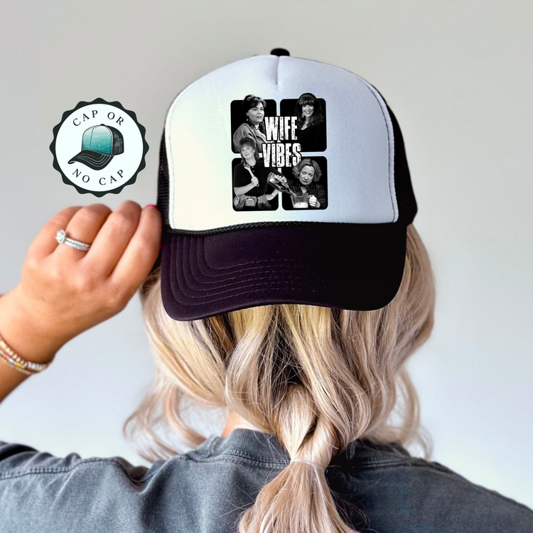 Mom Vibes Foam Trucker Hat