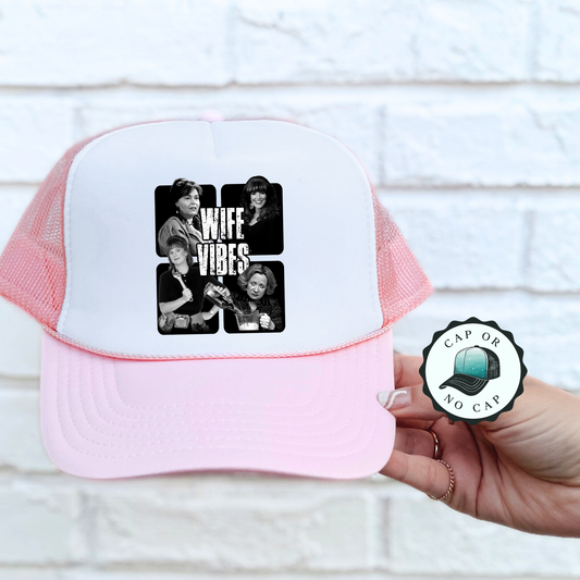 Mom Vibes Foam Trucker Hat