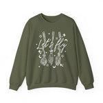 High Quality Lets Fly Halloween Crewneck Sweatshirt
