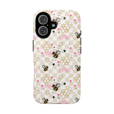 Honeycomb Bumble Bee Phone Case, Bee tough case Case, CuteCottage Core Phone Cover