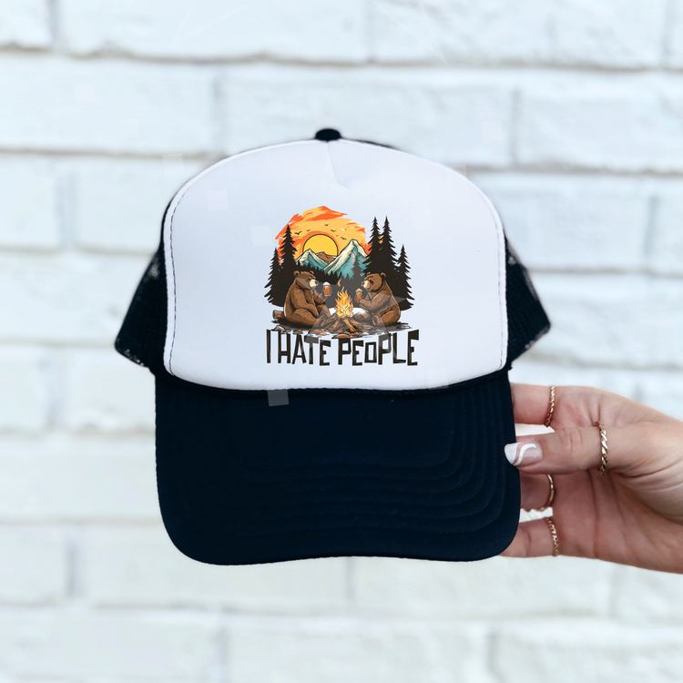 I hate People Foam Trucker Hat