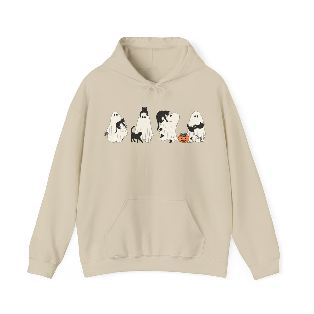 Ghost Cat Hooded Sweatshirt